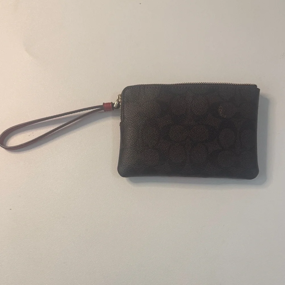 Coach Black and Red Wristlet - Picture 7 of 7